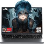Tivique Gaming Laptop,15,6 Zoll Notebook,Ryzen 7 7730U 16-Thread CPU,bis zu 4.5GHz,16 GB RAM 512 GB SSD,NVMe PCIe 3.0,Unterstützt 4 TB SSD-Erweiterung,Gaming Laptops,Leichtgewicht,WiFi6, HDMI