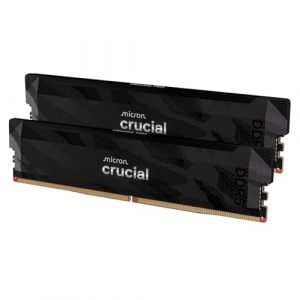 Crucial Pro DDR5 RAM 32GB Kit (2x16GB) 6400MHz CL32, Gaming PC Arbeitsspeicher, Intel XMP 3.0 / AMD Expo, Schwarz - CP2K16G64C32U5B