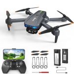 FERIETELF T29 Drohne mit Kamera 1080P HD – Faltbar Mini Drohne für Kinder & Erwachsene | WiFi FPV, 2x 1200mAh Akkus, Quadrocopter für Anfänger, Drone Kinderspielzeug Geschenk