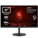 Acer Nitro XV271UM3 Gaming Monitor 27 Zoll (69 cm Bildschirm) WQHD, 180Hz DP, 144Hz HDMI, 0,5ms (GTG min.), 2xHDMI 2.0, DP 1.2, höhenverstellbar, drehbar, DP/HDMI FreeSync Premium