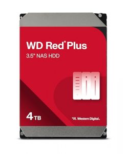 WD Red Plus 4TB NAS Interne Festplatte 3,5 Zoll - 5400 U/Min, SATA 6 Gb/s, CMR, 256MB Cache