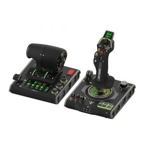Turtle Beach VelocityOne Flightdeck - Universeller HOTAS-Simulation-Joystick & Schubhebel mit Touch-Display, integriertem HUD & kontaktlosen Sensoren für Luft & Weltraumkämpfe - für Windows 10/11