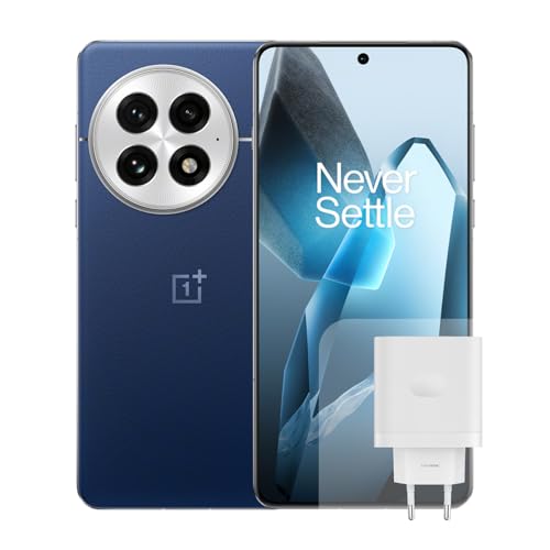 OnePlus 13 5G Smartphone, 16 GB RAM, 512 GB Speicher, 6,82 Zoll 120 Hz QHD-Display, Snapdragon 8 Elite, 6000 mAh Akku, 50 MP Dreifach-Rückkamera + OIS + 3X, mit 100W Ladegerät, Mitternachtsozean