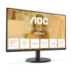 AOC U27B3A - 27 Zoll UHD Monitor, Lautsprecher, HDR10 (3840x2160, 60 Hertz, HDMI 2.0, DisplayPort 1.4) schwarz