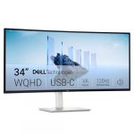 Dell 34 Plus USB-C Monitor - S3425DW, WQHD (3440x1440), 21:9 Curved, 120Hz, VA, 1ms, AMD FreeSync Premium, HDR10, Höhenverstellbar, Eingebaute Lautsprecher, 2 USB-C, 2 HDMI, 2 USB, 3 Jahre Garantiens