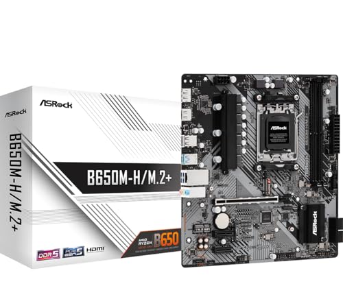 ASROCK B650M-H/M.2+ AM5 2xDDR5