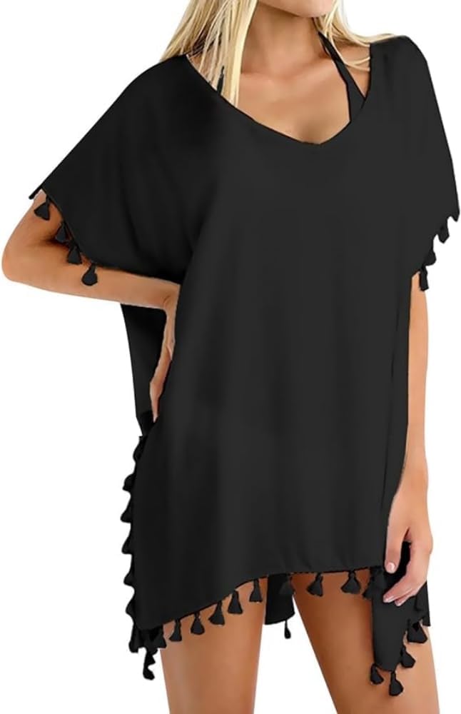 👑 Chalier Damen Strandponcho Sommer Bikini Badeanzug Cover Up Strandkleid mit Quasten MEHRWEG💰 nur 10,99🚚 Verkauft von Hao yu rui xin und Versand durch Amazon1,756 Bewertungen: 4.1 / 5.0 ⭐️⭐️⭐️⭐️🛒 https://www.amazon.de/dp/B078PG3QZS/?amp%3Btag=preisfehlerheute-21&amp%3Bth=1&amp%3Bpsc=1&tag=preisfehlerheute-21