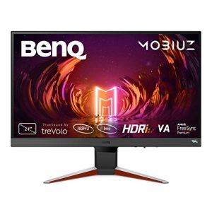 BenQ MOBIUZ EX240N 24 zoll FHD 1080p Gaming Monitor, 165Hz, 1ms MPRT, AMD FreeSync Premium, Gaming-Farbmodi, HDRi-Technologie, HDR10, Light Tuner, Black eQualizer, Integrierte Lautsprecher, Eye-Care