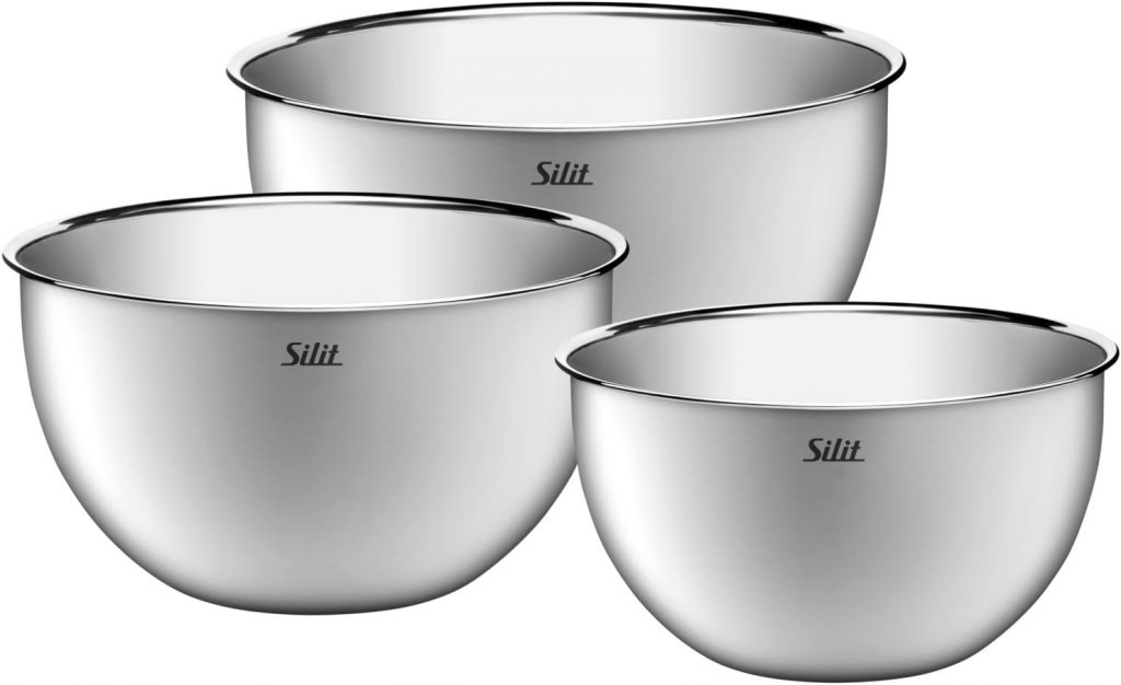 Silit Küchenschüssel-Set 3-teilig, Edelstahlschüsseln, multifunktional als Rührschüssel Edelstahl, Salatschüssel, Servierschüssel, stapelbar15.99€ statt 39.99€➡️ https://www.amazon.de/dp/B07J34BST1/?tag=preisfehlerheute-21