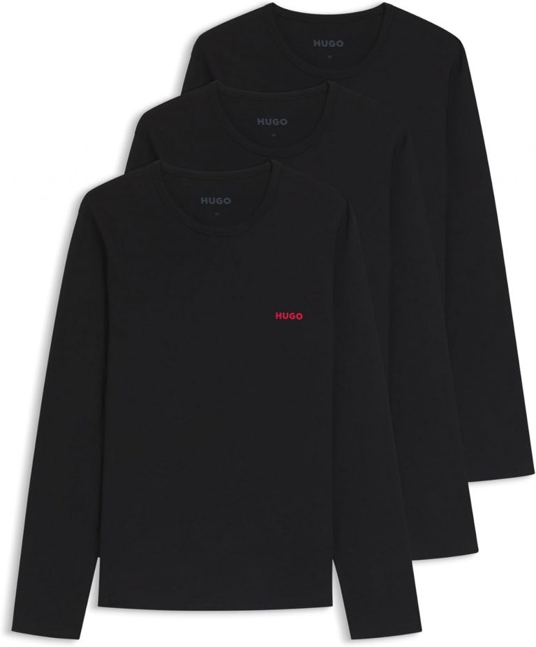 HUGO Herren Ls-Shirt Rn Triplet Longsleeve, Black1, M EU19.95€ statt 59.95€➡️ https://www.amazon.de/dp/B09ZF9QNZQ/?tag=preisfehlerheute-21