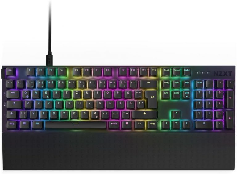 NZXT Function 2-2024 Optische Vollformat Gamingtastatur | RGB beleuchtet | 8K-Abfragerate | Lineare Opt. Switches | Einstellbare Auslösung | Hot-Swap | Gaming Keyboard| Schwarz - DE (QWERTZ)39.00€ statt 129.90€➡️ https://www.amazon.de/dp/B0CTZWJRS6/?tag=preisfehlerheute-21