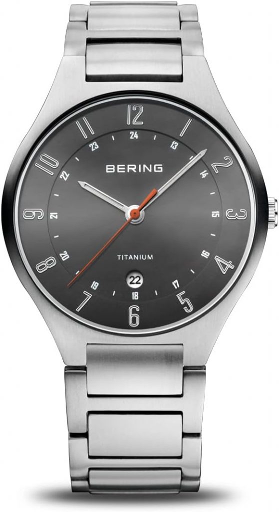 BERING Herren Quarz Uhr | Armbanduhr 39 mm silbernes Titangehäuse und graues Zifferblatt | Titanband mit Titanelementen | 5 ATM | 11739-77280,90€ statt 199,00€➡️ https://www.amazon.de/dp/B00KX6GE2Y/?tag=preisfehlerheute-21