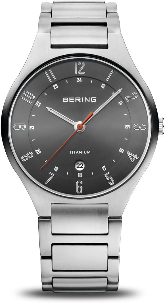 BERING Herren Quarz Uhr | Armbanduhr 39 mm silbernes Titangehäuse und graues Zifferblatt | Titanband mit Titanelementen | 5 ATM | 11739-77280,90€ statt 199,00€➡️ https://www.amazon.de/dp/B00KX6GE2Y/?tag=preisfehlerheute-21