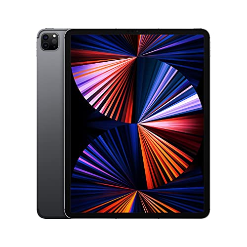 Apple iPad Pro 2021 (12,9-Zoll, Wi-Fi + Zellular, 256GB) – Space Grau (Generalüberholt)