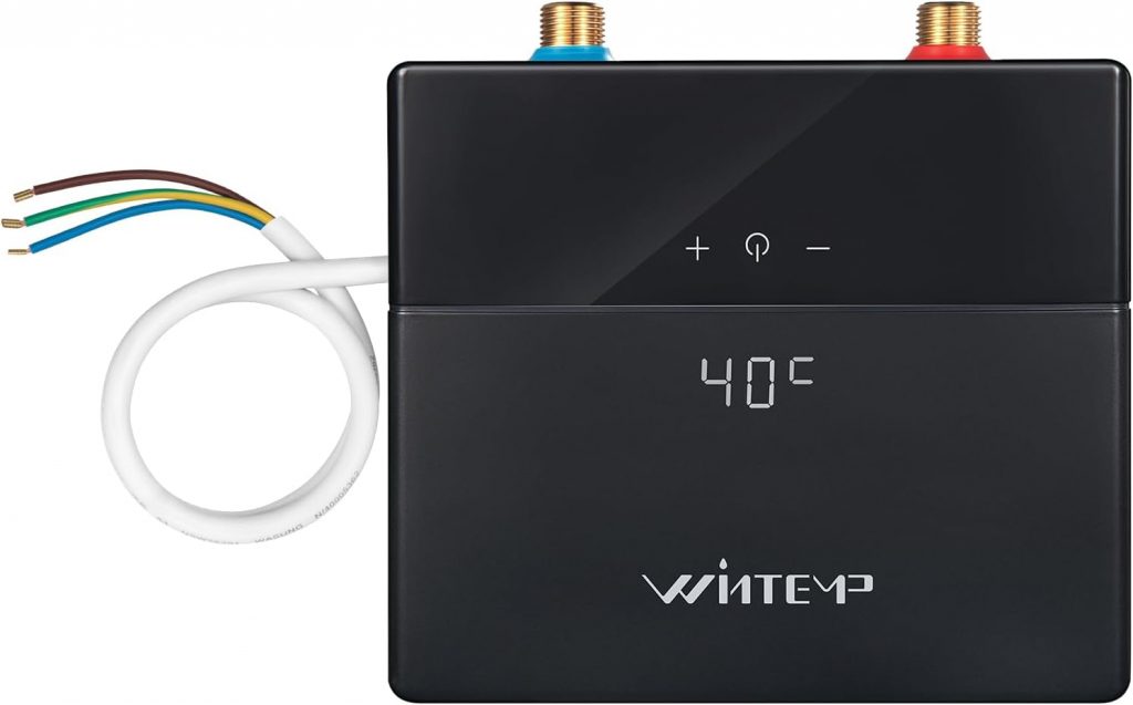 Durchlauferhitzer 230v, WINTEMP 5.5 kW Black, Durchlauferhitzer Küche, LED-Temperaturanzeige – Sofort heißes Wasser, Ohne Stecker76,49€ statt 119,99€➡️ https://www.amazon.de/dp/B0D8KXVHT6/?tag=preisfehlerheute-21