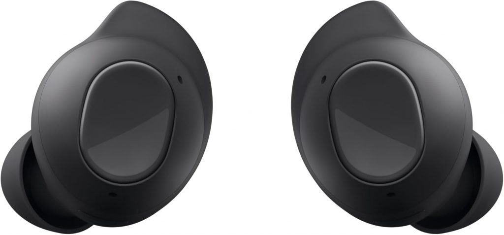 Samsung Galaxy Buds FE Kabellose Bluetooth-Kopfhörer inkl. araree Bean Case, Active Noise Cancelling (ANC), 3 Mikrofone, Touch Control, Tiefer Bass, Mit Ladekabel, Graphite [Exklusiv bei Amazon]