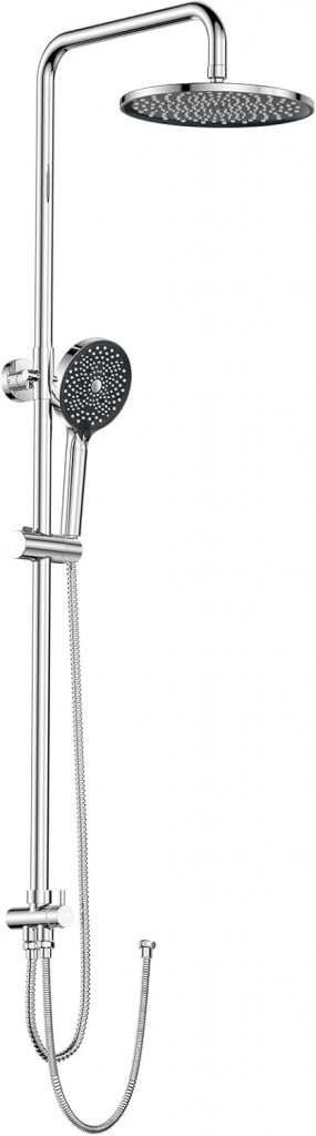 Regendusche Duschsystem ohne Thermostat und Armatur, YEAUPE PRO Duschsets mit Kopfbrausen(Φ250mm), Duschkopf mit 6 Strahlarten und Duschstange (längenverstellbar), Halterung und 1,60m Schlauch, Chrom24.99€ statt 63.99€➡️ https://www.amazon.de/dp/B0CP5ZKS41/?tag=preisfehlerheute-21