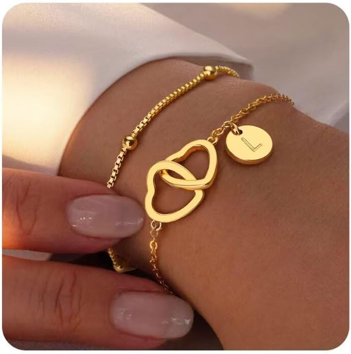 TINGN Armband Damen Gold - Herz Armband mit Buchstaben L Armkette Damen Personalisierte Armbänder Mädchen Schmuck Teenager Mädchen Geschenke 7,8,11,12 Jahre, Frauen Geschenk für Freundin Geburtstag11,89€ statt 13,99€➡️ https://www.amazon.de/dp/B0FKH7XG6X/?tag=preisfehlerheute-21