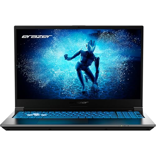 ERAZER Deputy P60 39,6 cm (15,6" Zoll 144Hz) Full HD Gaming Laptop (Intel Core i9-13900H, 16GB DDR4 RAM, 1TB SSD, GeForce RTX 4070 8GB GDDR6X, Win 11 Home)