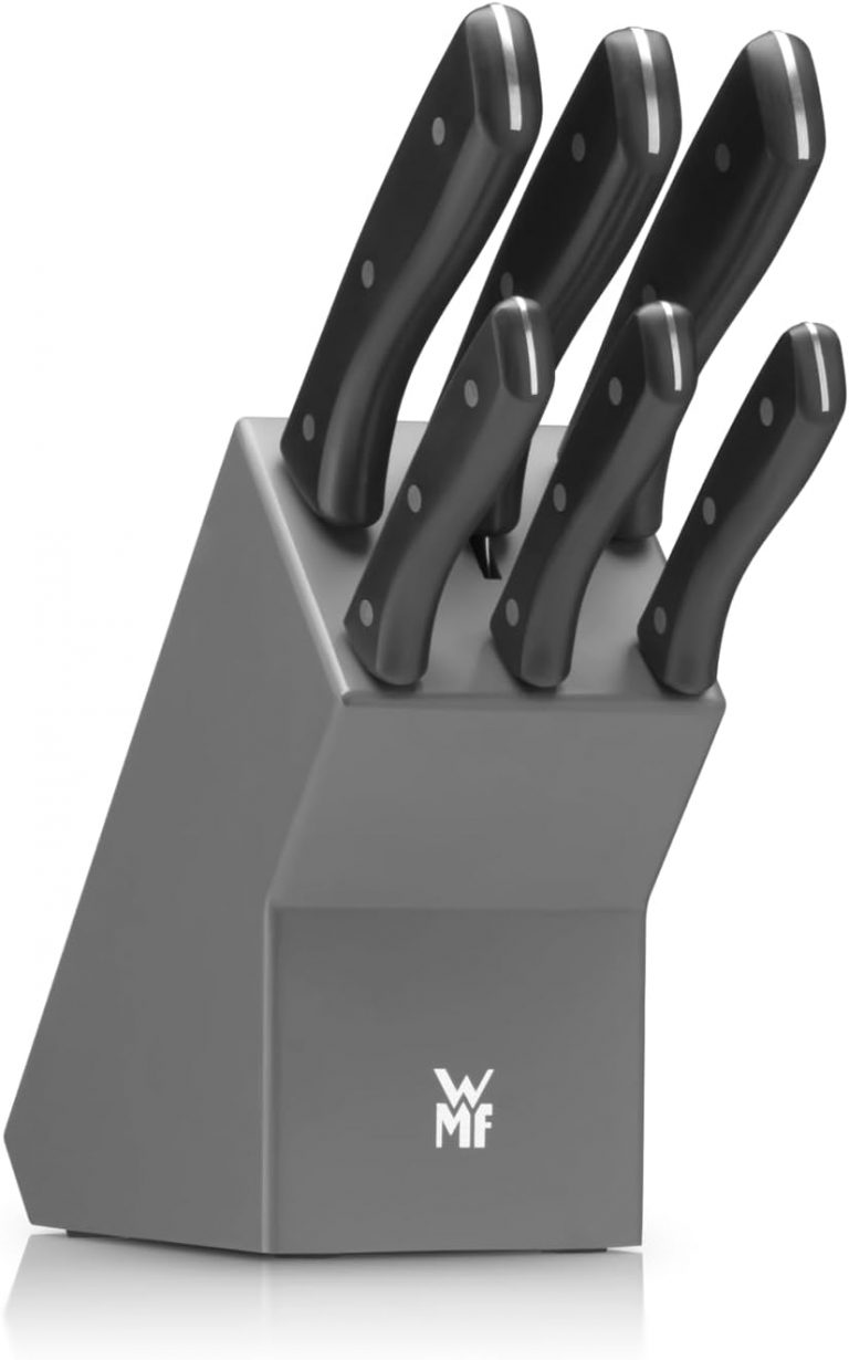 🤴 WMF Messerblock mit Messerset 7-teilig, Küchenmesser Set mit Messerhalter, 6 scharfe Messer, Holz-Block lackiert, Spezialklingenstahl79,98€ statt 107,00€ - 26,00 % 🔥🚚 Verkauft durch Amazon und Versand durch Amazon638 Bewertungen: 4.6 / 5.0 ⭐️⭐️⭐️⭐️⭐️🛒 zu Amazon https://www.amazon.de/dp/B07MXSF26D/?amp%3Btag=preisfehlerheute-21&tag=preisfehlerheute-21