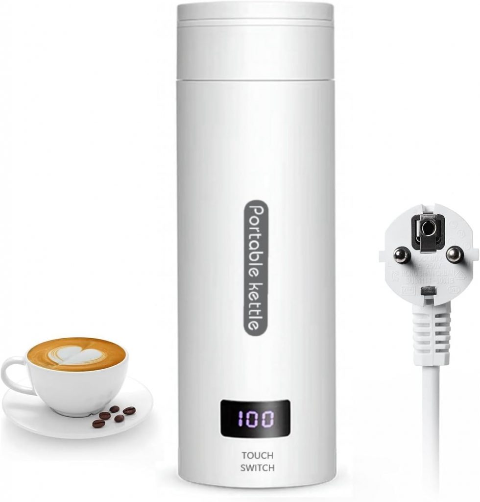 Flintronic Reise Elektrisch Wasserkocher, 380ML Mini Electric Kettle, 220 V/ 300W Thermoskanne, 304 Stainless Steel Liner, Kleiner Tragbarer Elektrischer Wasserkocher mit Automatischer Abschaltung19,99€ statt 28,99€➡️ https://www.amazon.de/dp/B0BXFHK1H7/?tag=preisfehlerheute-21