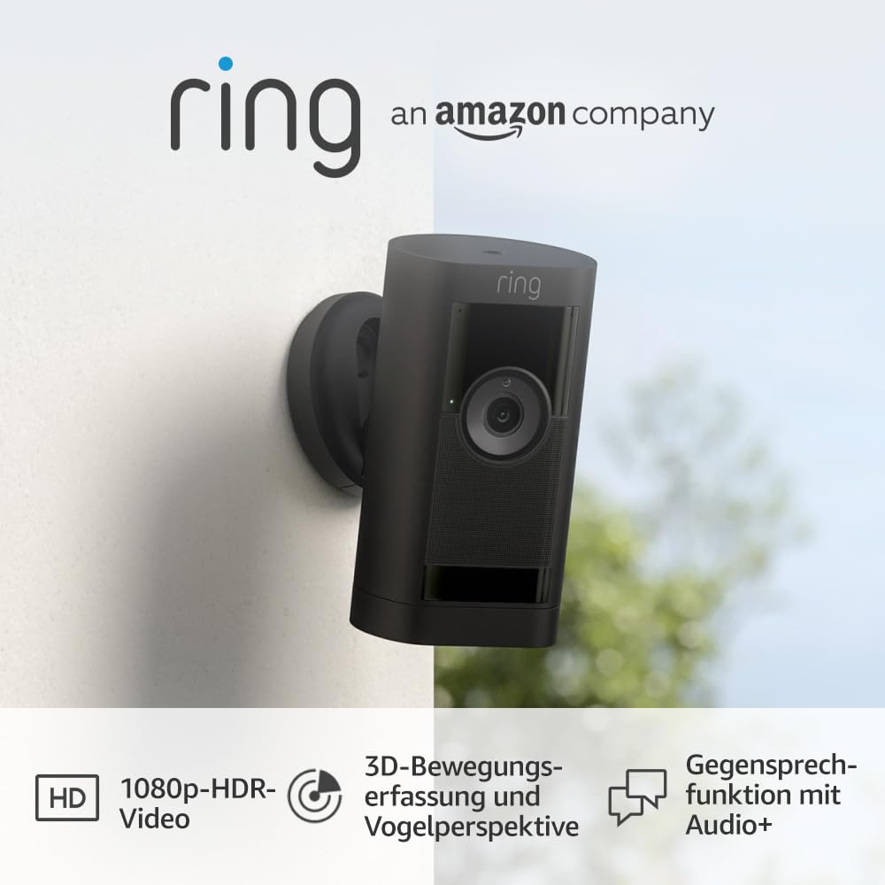 👑 Ring Stick Up Cam Pro Battery von Amazon | Kabellose Sicherheitskamera, 1080p-HDR-Video, 3D-Bewegungserfassung | 30-tägiger Gratiszeitraum für Ring Protect181,07€ statt 342,21€ - 48,00 % 🔥🚚 Verkauft und Versand durch 495 Bewertungen: 4.2 / 5.0 ⭐️⭐️⭐️⭐️🛒 zu Amazon https://www.amazon.de/dp/B0CGC3NLK3/?amp%3Btag=preisfehlerheute-21&tag=preisfehlerheute-21