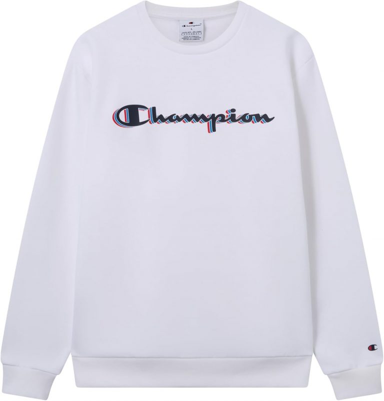 Champion Herren Legacy Man-Big Logo Sweatshirt, Weiß (Ww001), XS8.42€ ➡️ https://www.amazon.de/dp/B0D95ZH7BH/?tag=preisfehlerheute-21