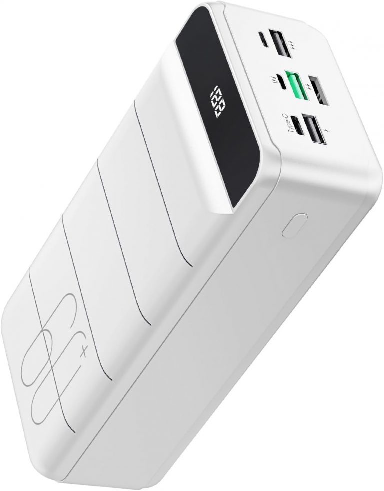Powerbank 60000mAh, 22,5W PD USB-C Schnellladegerät, Externer Akku mit LED-Anzeige, Power Bank 4 Ausgängen und 3 Eingängen, kompatibel mit iPhone, Tablets, Android und mehr Weiß31,99€ statt 59,99€➡️ https://www.amazon.de/dp/B0F8MWYDG3/?tag=preisfehlerheute-21