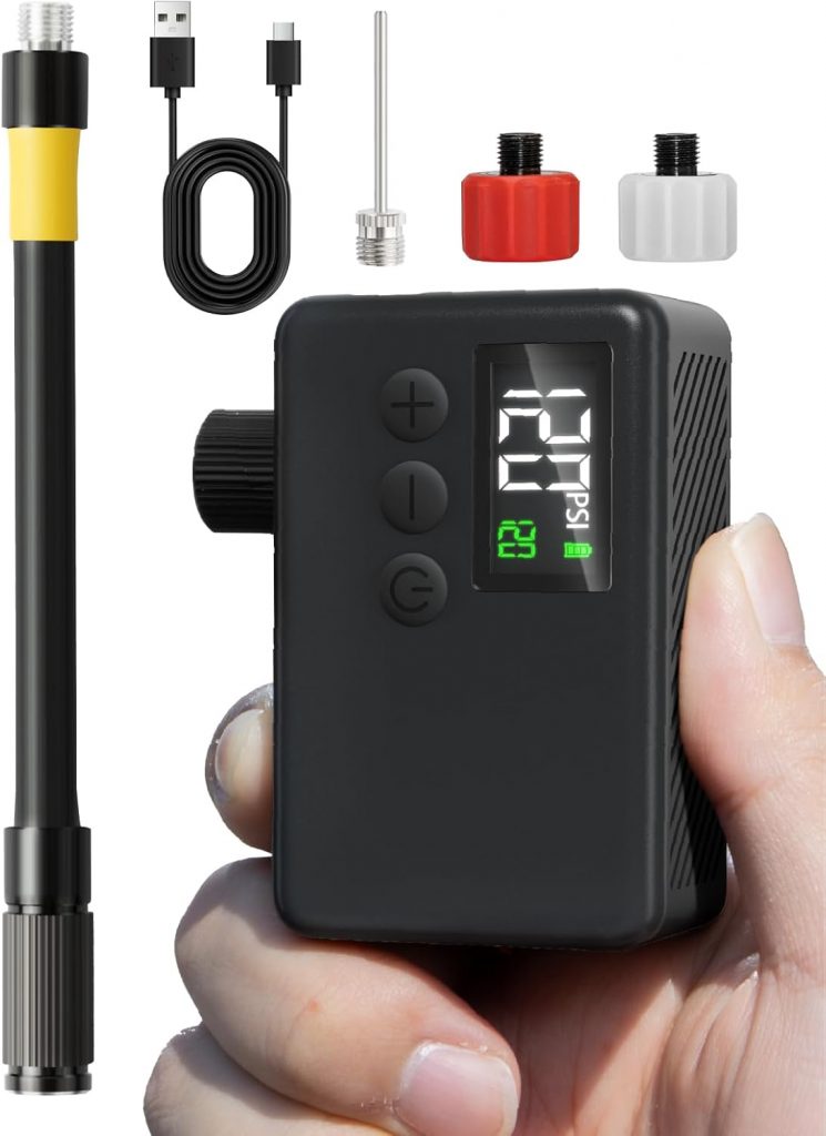 PREISFEHLER.SHOP BlackWeeks: GPUTEK Fahrradpumpe Elektrisch, Fahrradzubehör 120 PSI kabellose Fahrradpumpe mit Druckmesser, Auto-Off und LED-Licht. für E-Bikes, Mountainbikes, Pirate~-Deals City und Rennräder mit Presta und Schrader VentilenАb 33.17 statt 45.44 €⏩️ https://www.amazon.de/PREISFEHLER.SHOP/dp/B0D8HPJGQX?tag=preisfehlerheute-21