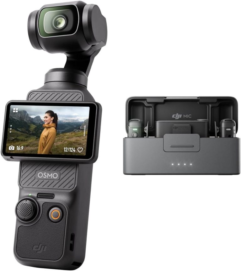 DJI Osmo Pocket 3 + Mic 2 (2 Sender + 1 Empfänger + Ladeschale), Vlogging-Kamera mit 1″ CMOS und 4K/120 fps, 3-Achsen-Stabilis., Schnellfokus, Gesichts-/Objektverfolgung, 2-Zoll-Touchscreen645,90€ statt 788,00€➡️ https://www.amazon.de/dp/B0CX5F9S22/?tag=preisfehlerheute-21