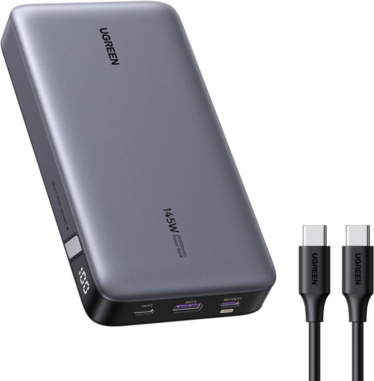 🤴 UGREEN Nexode Power Bank 145W Max 25000mAh externer Akku mit 3 Anschlüsse USB C Powerbank mit Digitales Display, kompatibel mit MacBook Pro/Air, iPhone 17 Pro Max/Pro/16/15, Galaxy S25 Ultra, Dell54,99€ statt 89,99€ - 39,00 % 🔥🚚 Verkauft von UGREEN GROUP LIMITED UK und Versand durch Amazon4,805 Bewertungen: 4.4 / 5.0 ⭐️⭐️⭐️⭐️🛒 zu Amazon https://www.amazon.de/dp/B0BJQ7F16T/?amp%3Btag=preisfehlerheute-21&tag=preisfehlerheute-21