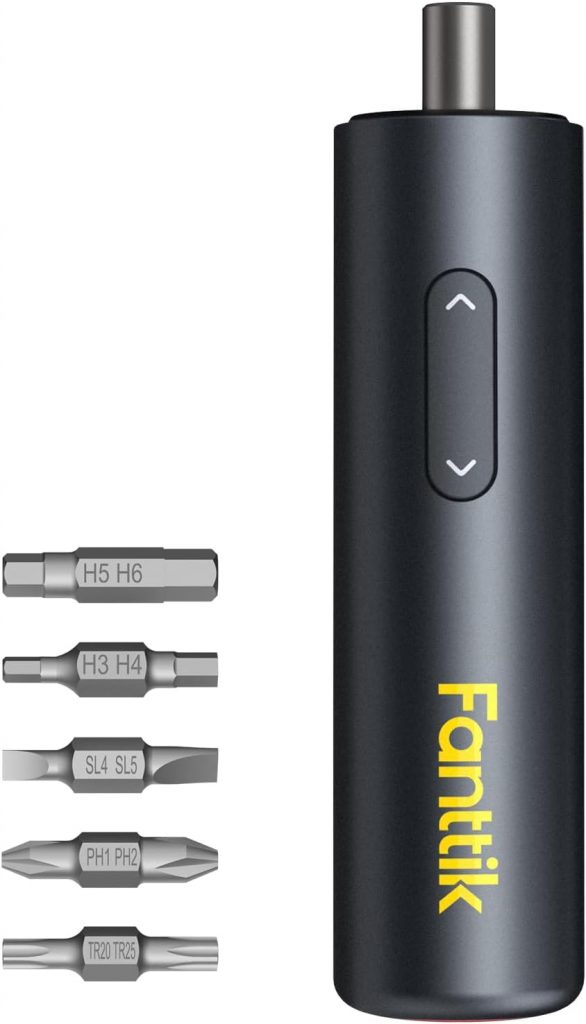 Fanttik NEX S1 Capsule 3,7 V Akkuschrauber, 5Nm Max Akku Schraubendreher, 320 U/min, S2 Magnetbits mit 1/4 Zoll Sechskant, LED-Licht, 5Pcs Doppelseitige Stahl-Bits für Möbel, Haushaltsgeräte18,98€ statt 33,61€➡️ https://www.amazon.de/dp/B0D228DLMN/?tag=preisfehlerheute-21