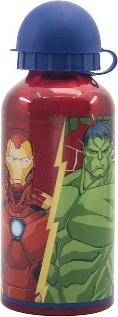 Stor 400 ML KINDER ALUMINIUM FLASCHE AVENGERS