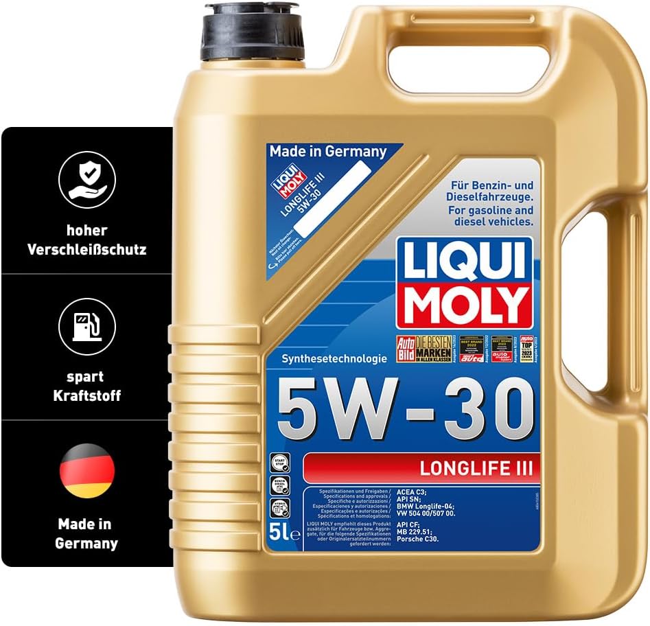 PREISFEHLER.SHOP BlackWeeks: LIQUI MOLY Longlife III 5W-30 | 5 L Pirate-:Deals | Synthesetechnologie Motoröl | Art.-Nr.: 20647, farblos37.00 statt 75.19 €⏩️ https://www.amazon.de/PREISFEHLER.SHOP/dp/B075SF7D67?tag=preisfehlerheute-21