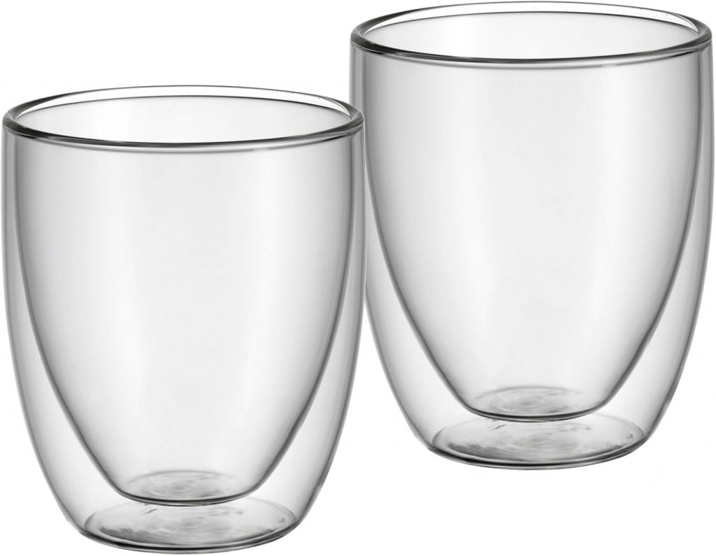 WMF Kult doppelwandige Cappuccino Gläser Set 2-teilig, doppelwandige Gläser 250ml, Schwebeeffekt, Thermogläser, hitzebeständiges Teeglas, Kaffeeglas10.99€ ➡️ https://www.amazon.de/dp/B074HFJHCZ/?tag=preisfehlerheute-21