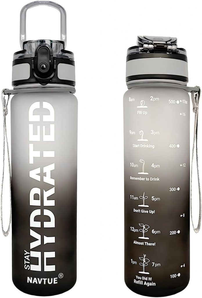 👑 Trinkflasche, 500ml Wasserflasche BPA-frei, Zeitmarkierungen, Auslaufsicher Sport trinkflasche für Fitness, Radfahren, Büro, Laufen, Fitnessstudio, Yoga (SchwarzGrau Schnelltrink 500ml)5,09€ statt 6,79€ - 26,00 % 🔥🚚 Verkauft von Navtue Direct und Versand durch Amazon3,606 Bewertungen: 4.3 / 5.0 ⭐️⭐️⭐️⭐️🛒 zu Amazon https://www.amazon.de/dp/B0DQPDD16Q/?amp%3Btag=preisfehlerheute-21&%3Bamp%3Bth=1&%3Bamp%3Bpsc=1&tag=preisfehlerheute-21