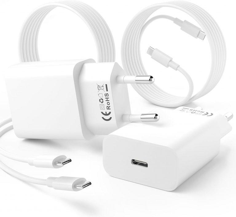 USB C Ladegerät Ladekabel für iPhone 16 15, 2er Pack 25W USB C Power Adapter Schnellladekabel mit 2M C to C Kabel Ladekabel für iPhone 15/15 Plus/15 Pro/15 Pro Max/16/16 Plus/16Pro Max, Air5/4, iPad109.99€ ➡️ https://www.amazon.de/dp/B0DQTTYFXX/?tag=preisfehlerheute-21