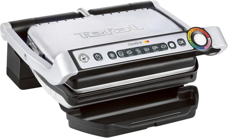 Tefal OptiGrill Kontaktgrill, 6 automatische Programme, Garstufenanzeige, passt Temperatur und Grillzyklus ans Grillgut an, antihaftbeschichtete abnehmbare Platten, Elektrogrill, Edelstahl, GC705D1689.99€ ➡️ https://www.amazon.de/dp/B08757P2FD/?tag=preisfehlerheute-21