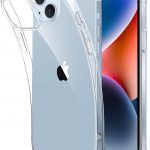 ESR für iPhone 14 Hülle/iPhone 13 Hülle, Klare Stoßfeste Dünne Silikon Handyhülle iPhone 14/13 Case, Vergilbungsbeständige Dünne Transparente TPU Schutzhülle, Project Zero Serie, Klar