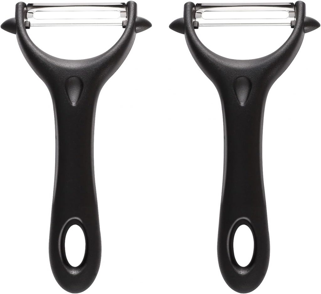 🤴 2 Stück Universalschäler Edelstahl, 14,5×7,5cm Schwarz Zweischneidige Schäler Sparschäler Ergonomischer Griff für Kartoffeln Karotten Gemüse Obst3,99€ statt 5,99€ – 34,0 🔥🚚 Verkauft von gyhong und Versand durch Amazon1,475 Bewertungen: 4.4 / 5.0 ⭐️⭐️⭐️⭐️🛒 zu Amazon https://www.amazon.de/dp/B0B5R4GYP7/?th=1&tag=preisfehlerheute-21#038;psc=1&tag=preisfehlerheute-21