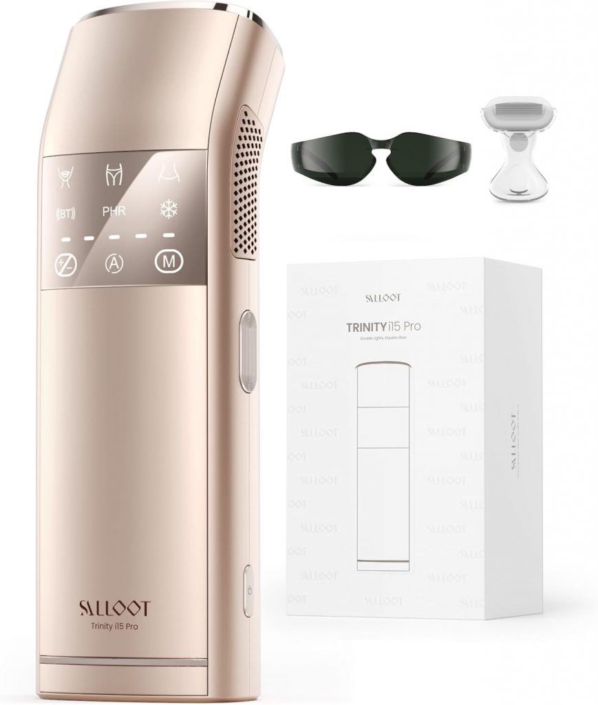 👑 27J Duale Lichter 100W, Vierfach-Impuls IPL Geräte Haarentfernung Laser für Damen Männer, 2°C Saphir 16,6 cm² Eis-Kühlung, Haarlaser Entferner Dauerhaft mit PHR-Modus für Gesicht, Beine, Intimbereich153,00€ statt 239,00€ - 36,00 % 🔥🚚 Verkauft von SALLOOT EU BEAUTY und Versand durch Amazon192 Bewertungen: 4.4 / 5.0 ⭐️⭐️⭐️⭐️🛒 zu Amazon https://www.amazon.de/dp/B0DPM7XXR7/?amp%3Btag=preisfehlerheute-21&%3Bamp%3Bth=1&%3Bamp%3Bpsc=1&tag=preisfehlerheute-21