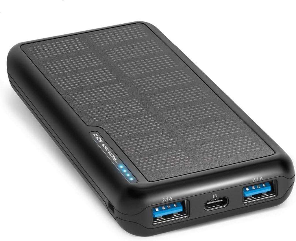 SBS Solar PowerBank, 10.000mAh – Powerbank mit Solarpanel, Schnellladefunktion, Intelligent Charge (IC), Lade-LED, 1x USB-C, 2X USB-A, tragbares Ladegerät für unterwegs, kompaktes Design, Schwarz9.99€ ➡️ https://www.amazon.de/dp/B0CTS54BXJ/?tag=preisfehlerheute-21