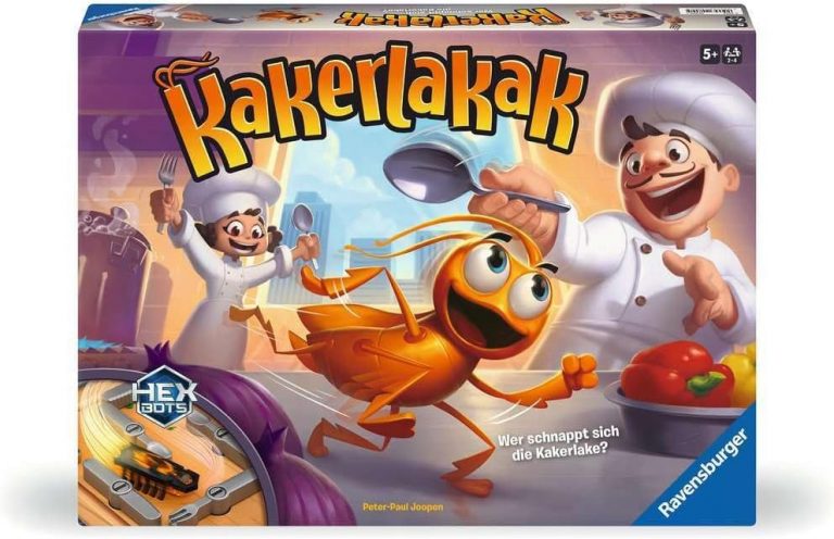 Ravensburger 20800 - Kakerlakak - Aktionsspiel mit elektronischer Kakerlake, Kinderspiele ab 5 Jahren, für 2-4 Personen, Familienspiele - Geburtstagsgeschenke17,99€ statt 34,99€➡️ https://www.amazon.de/dp/B0CX4MK6T8/?tag=preisfehlerheute-21