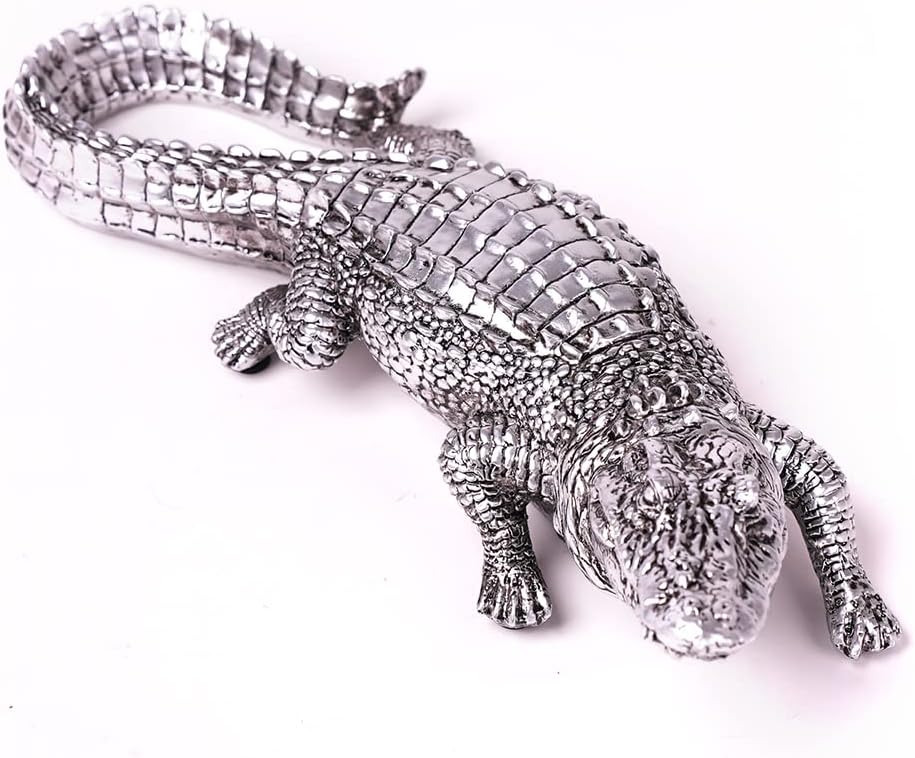 👑 HAUCOZE Krokodil Skulptur Deko Modern Statue Arts Tier Geschenk Polyresin Silber 36cm36,46€ statt 56,98€ - 37,00 % 🔥🚚 Verkauft von HENRY ARTS und Versand durch Amazon48 Bewertungen: 4.4 / 5.0 ⭐️⭐️⭐️⭐️🛒 zu Amazon https://www.amazon.de/dp/B0C4KHXL16/?amp%3Btag=preisfehlerheute-21&%3Bamp%3Bth=1&%3Bamp%3Bpsc=1&tag=preisfehlerheute-21