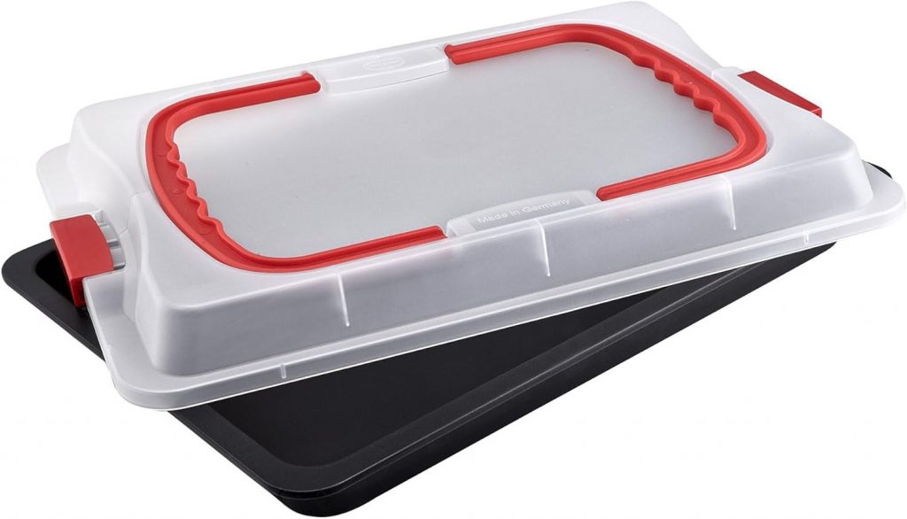 Dr. Oetker Backblech mit Transporthaube Bake & Go – 3in1: Ofenblech zum Backen, Aufbewahren und Transportieren – Antihaft, 42x29x4 cm18,86€ statt 26,99€➡️ https://www.amazon.de/dp/B00E9U5PTI/?tag=preisfehlerheute-21