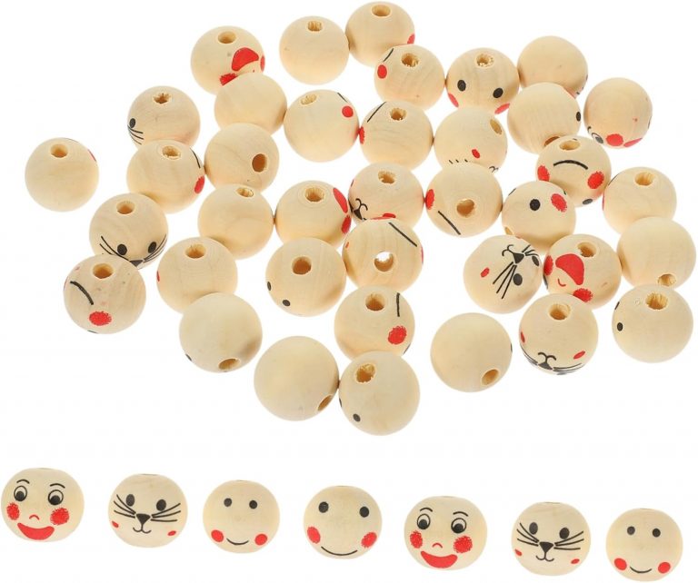 👑 EXCEART 100 Stück 20 Mm Lächelndes Gesicht Runde Holzperlen Diy-Schmuckzubehör 100 Stück Perlen Zum Basteln Holzperlen Für Die Schmuckherstellung Bulk-Diy-Bastel-Holzperlen💰 nur 10,29🚚 Verkauft und Versand durch Second Speed SS17 Bewertungen: 4.6 / 5.0 ⭐️⭐️⭐️⭐️⭐️🛒 https://www.amazon.de/dp/B0CC16H13K/?amp%3Btag=preisfehlerheute-21&tag=preisfehlerheute-21