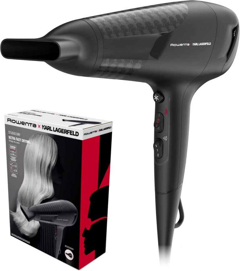 Rowenta x Karl Lagerfeld CV581L Studio Dry Haartrockner, energiesparende Effiwatt-Technologie, 6 Geschwindigkeits-/Temperaturstufen, Thermo Control, Konzentrator, Kaltluftstufe, Schwarz/Rot18,08€ statt 24,99€➡️ https://www.amazon.de/dp/B09TW215N7/?tag=preisfehlerheute-21