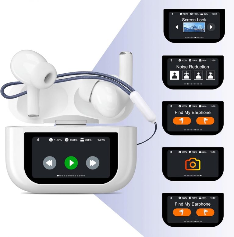 Swetfela Bluetooth Kopfhörer In Ear mit ANC Touchscreen, Kabellose Ohrhörer mit 60h Spielzeit, Geräuschunterdrückung, Hi-Fi Sound und 5 EQ Modi.9.99€ ➡️ https://www.amazon.de/dp/B0FW3G8B83/?tag=preisfehlerheute-21