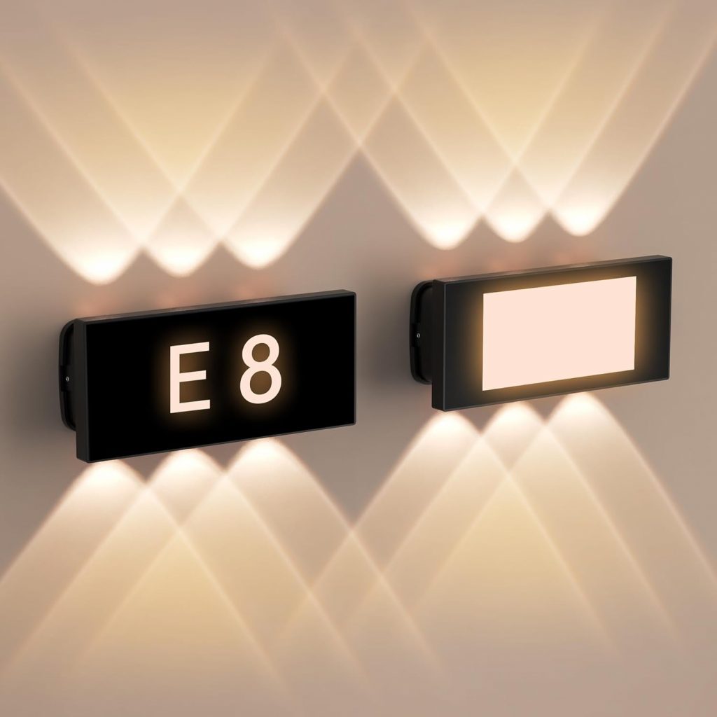 STASUN DIY Hausnummer Wandleuchte,Innen/Aussen IP66 LED wandlampe,12W 3500K Warm White Wash Light,Moderne Wandleuchte Beleuchtung für Wohnzimmer,Schlafzimmer, Korridor,Treppen,Hotel,Garage,Türschild4.24€ ➡️ https://www.amazon.de/dp/B0DSZS5Z6C/?tag=preisfehlerheute-21