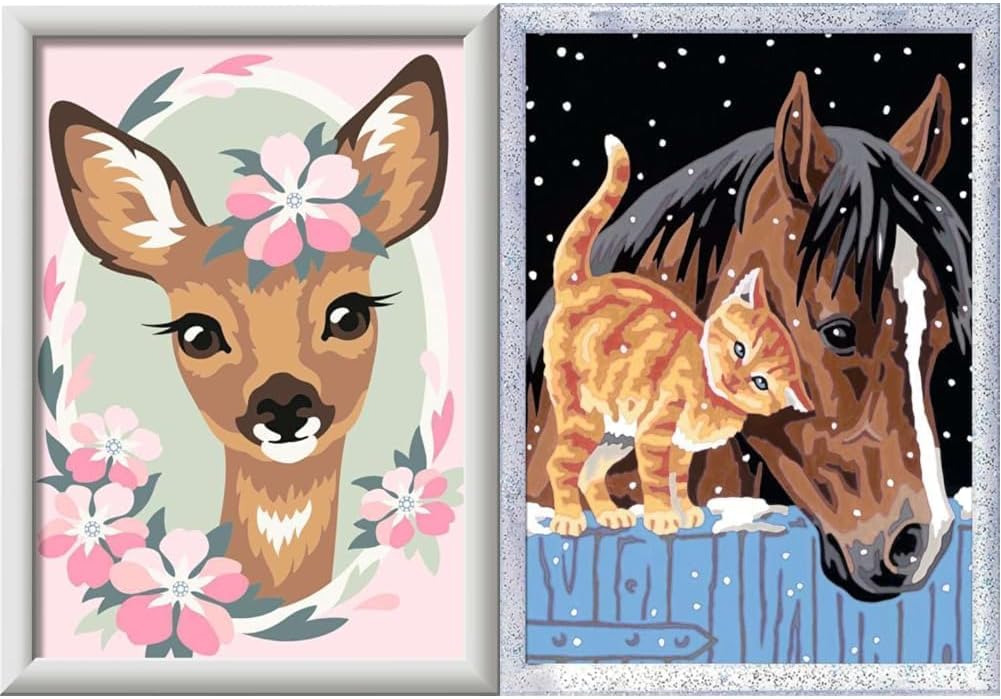 👑 Ravensburger Malen nach Zahlen 28983 – Süßes Reh – Malen nach Zahlen für Kinder ab 7 Jahren & Malen nach Zahlen 28556 – Fohlen mit Kätzchen Kinder ab 7 Jahren20,98€ statt 34,97€ – 41,0 🔥🚚 Verkauft durch Amazon und Versand durch Amazon548 Bewertungen: 4.7 / 5.0 ⭐️⭐️⭐️⭐️⭐️🛒 zu Amazon https://www.amazon.de/dp/B0CRQTR8FK/?tag=preisfehlerheute-21